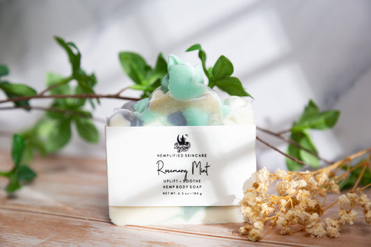 Rosemary Mint Hemp Bar Soap