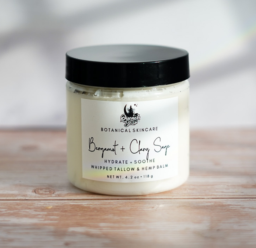 Whipped Tallow & Honey Botanical Balm | tallow + honey + shea butter