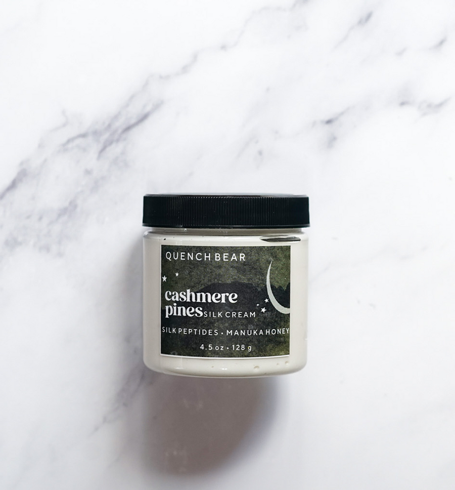 cashmere pines silk cream | silk peptides • manuka honey