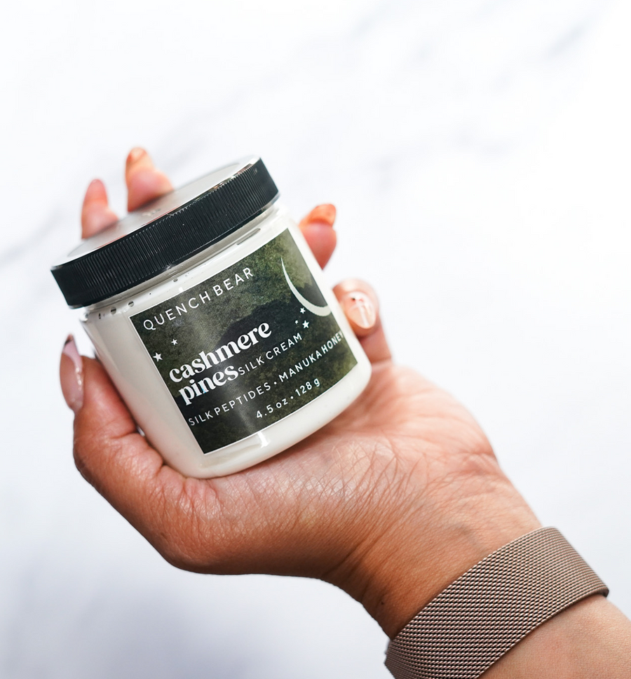 cashmere pines silk cream | silk peptides • manuka honey