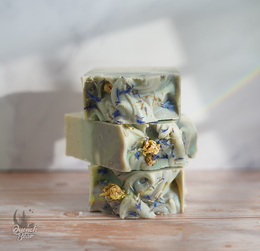 Nettle Leaf-Infused Botanical Soap | nettle leaf + pine + lavender | FREE SHIPPING (USA ONLY)