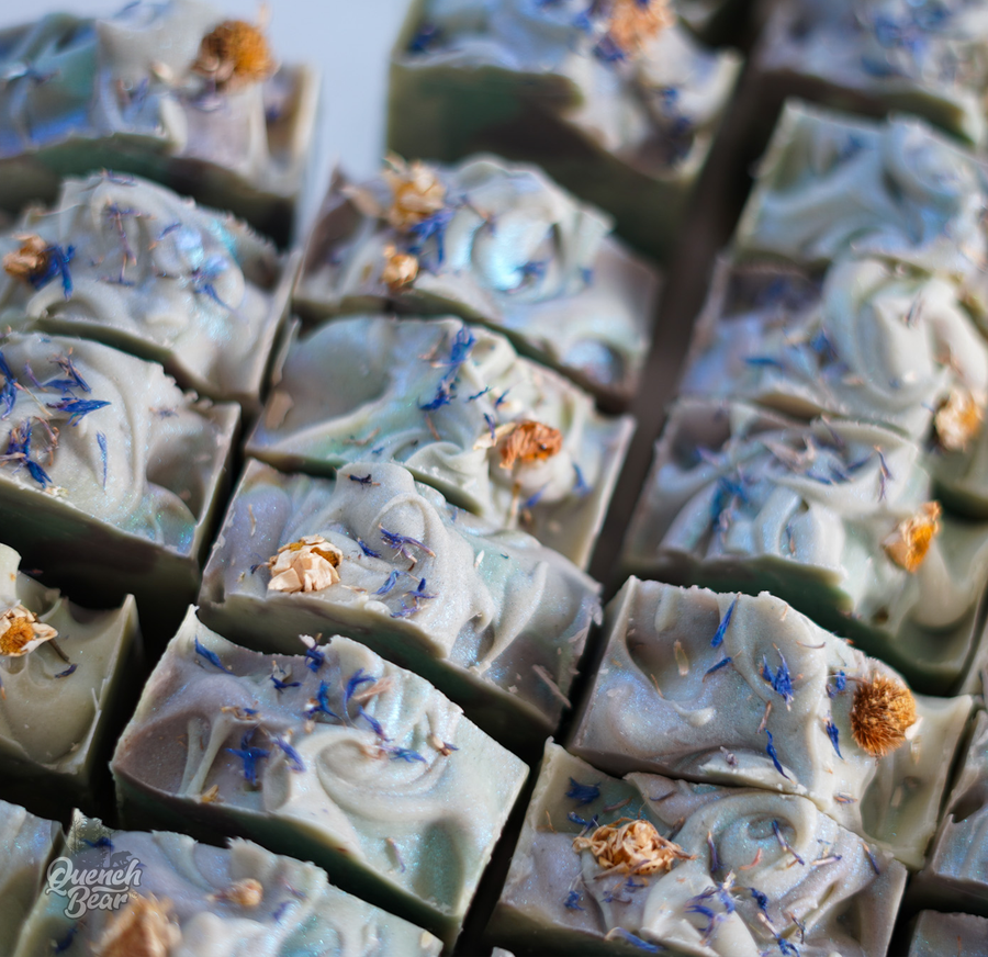 Nettle Leaf-Infused Botanical Soap | nettle leaf + pine + lavender | FREE SHIPPING (USA ONLY)