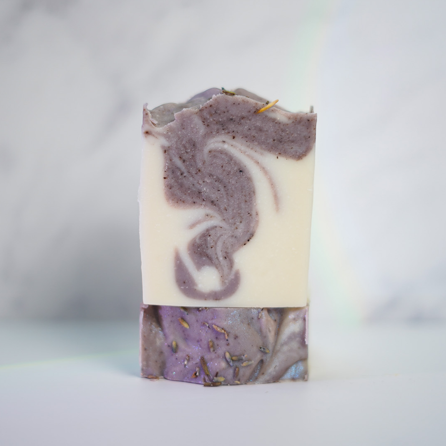 french lavender body soap | lavender oil • alkanet root • Brazilian clay