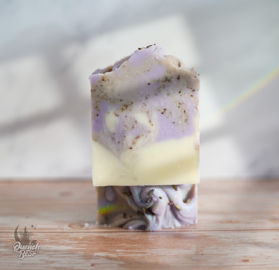 French Lavender Botanical Soap | lavender + alkanet + Brazilian clay