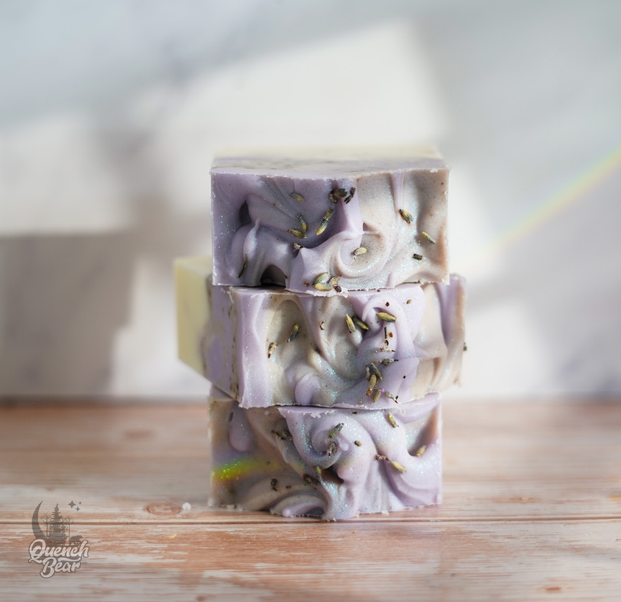 French Lavender Botanical Soap | lavender + alkanet + Brazilian clay