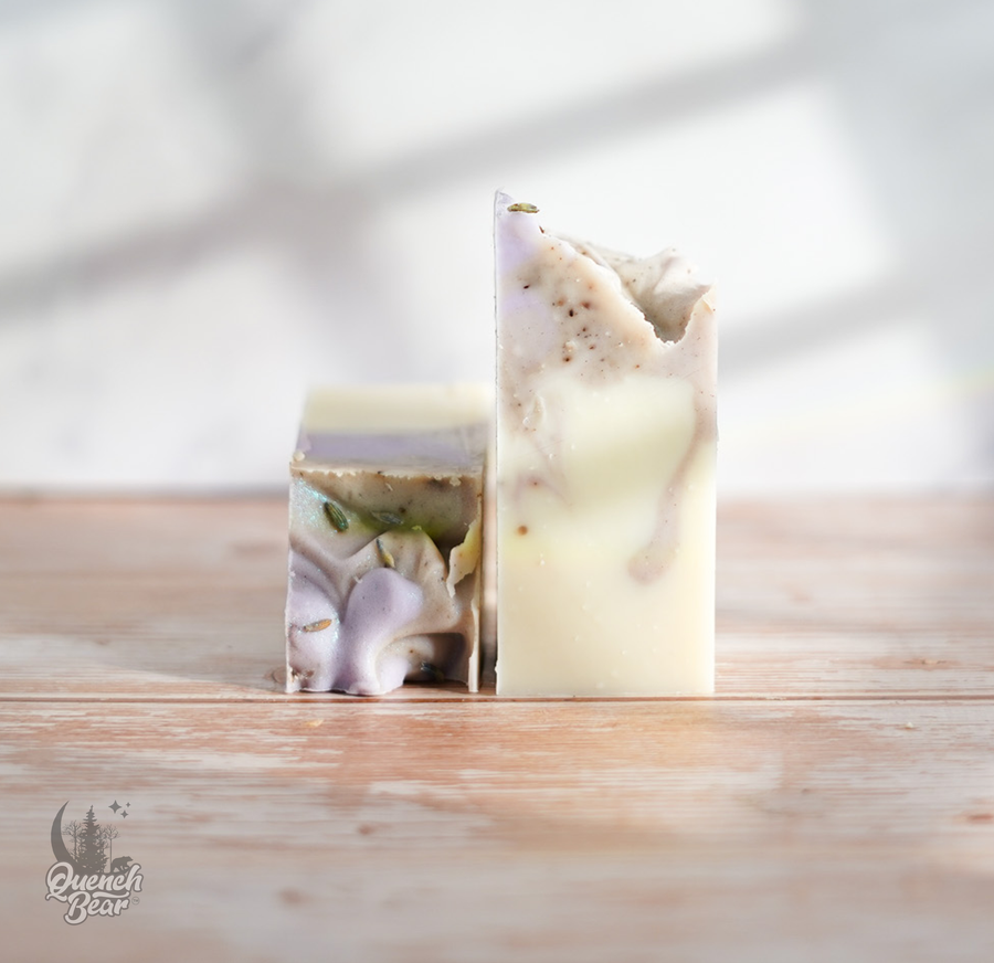 French Lavender Botanical Soap | lavender + alkanet + Brazilian clay