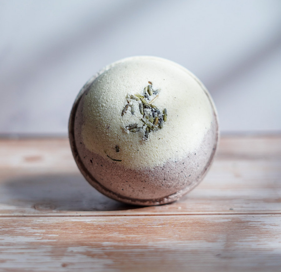 Honey Lavender Soothing Goats Milk Bath Bomb