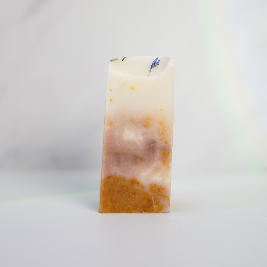 lavender & oatmeal body soap | lavender • colloidal oats • annatto seed