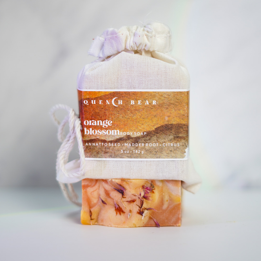 orange blossom body soap | citrus oils • madder root • annatto seed