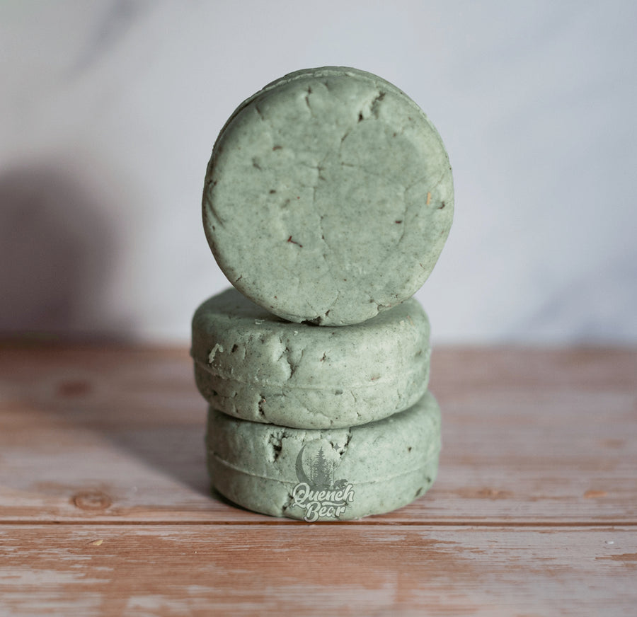 Botanical Solid Shampoo | herbal-infused oils + hydrolyzed rice protein + blueberry extract