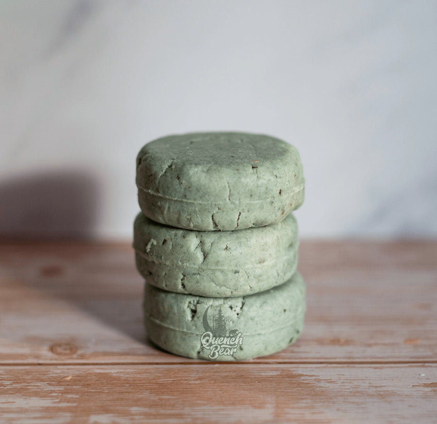 Botanical Solid Shampoo | herbal-infused oils + hydrolyzed rice protein + blueberry extract