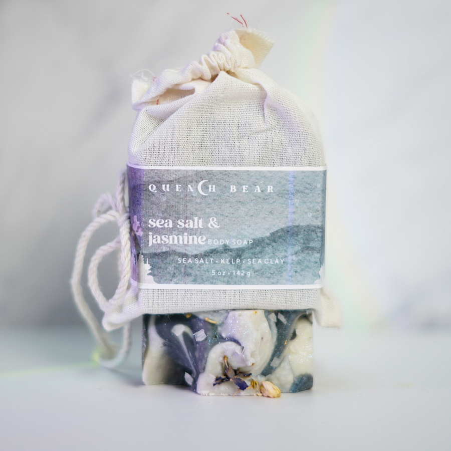 sea salt & jasmine body soap | sea salt • kelp • sea clay