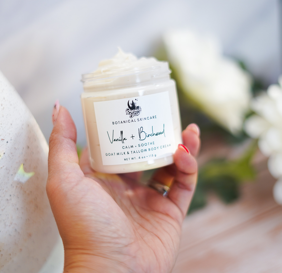 Tallow & Goat Milk Silk Body Cream | tallow + goat milk + silk proteins